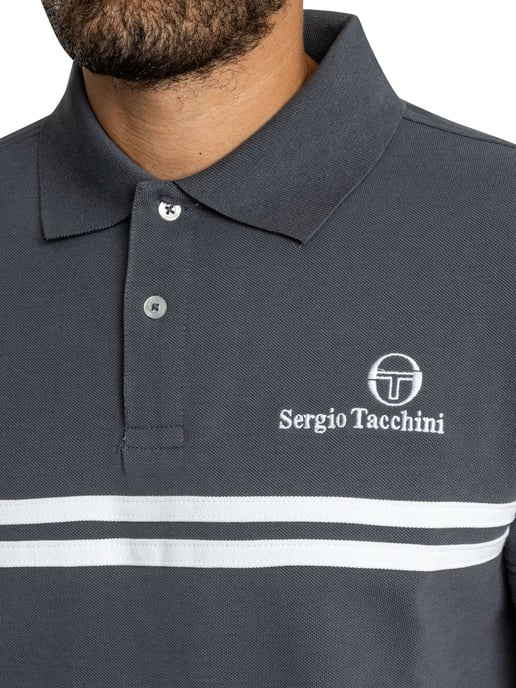 Sergio Tacchini Neues Supermac Poloshirt, Grau - Image 4