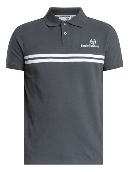 Sergio Tacchini Neues Supermac Poloshirt, Grau - Image 5