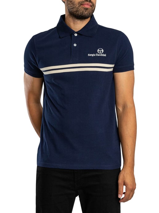 Sergio Tacchini Neues Supermac Poloshirt, Blau - Image 2