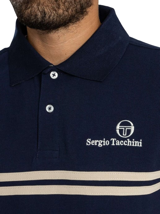 Sergio Tacchini Neues Supermac Poloshirt, Blau - Image 4
