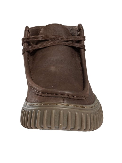 Clarks Torhill Hi Lederschuhe, Braun - Image 4