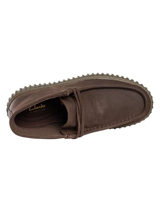 Clarks Torhill Hi Lederschuhe, Braun - Image 6