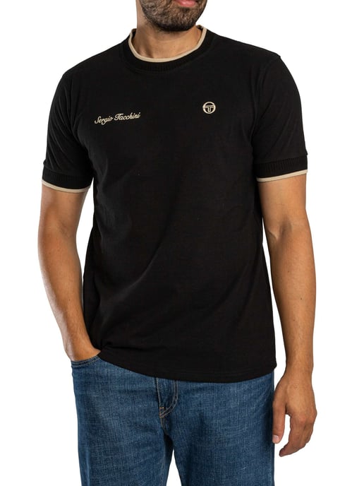 Sergio Tacchini Conte T-Shirt, Schwarz - Image 2