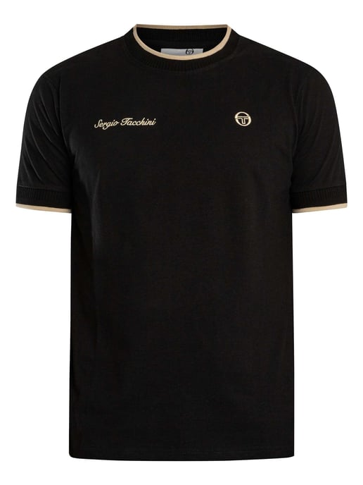 Sergio Tacchini Conte T-Shirt, Schwarz - Image 5