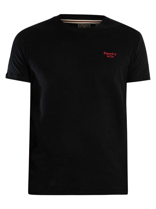 Superdry Essential Serif Logo T-Shirt, Schwarz - Image 6