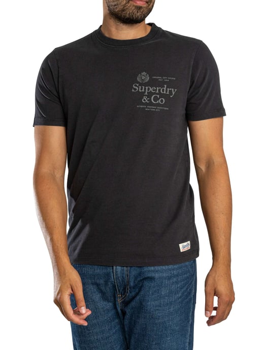 Superdry 1954 Company Relaxed T-Shirt, Blau - Image 1