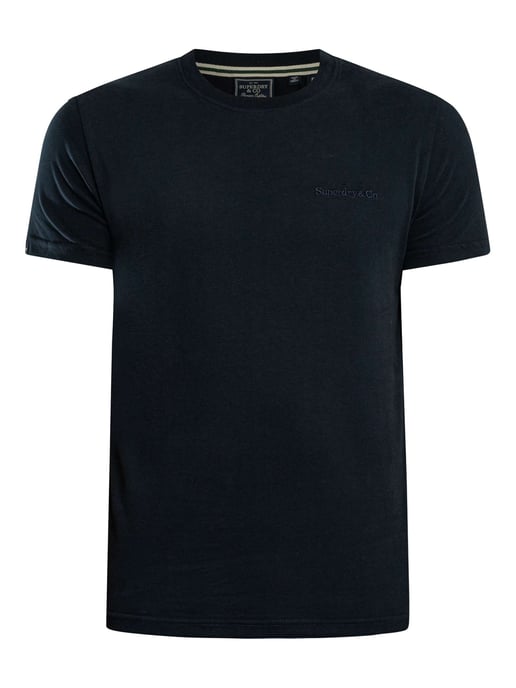 Superdry Essential Firmenlogo T-Shirt, Blau - Image 6