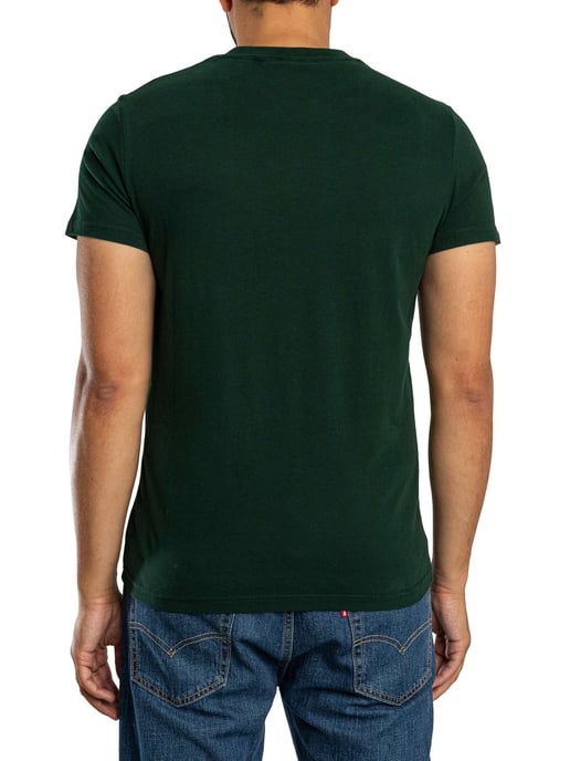 Superdry Essential Firmenlogo T-Shirt, Grün - Image 3