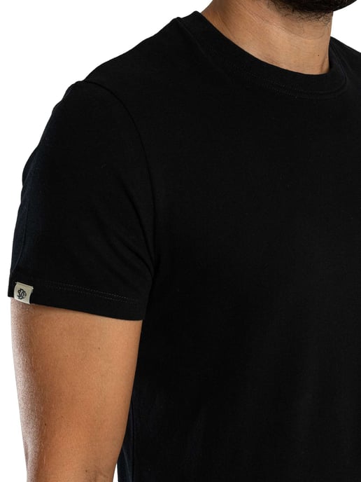 Superdry Essential Firmenlogo T-Shirt, Schwarz - Image 5