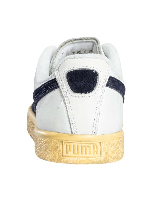 Puma Clyde Vintage-Sneakers Aus Leder, Weiß - Image 6