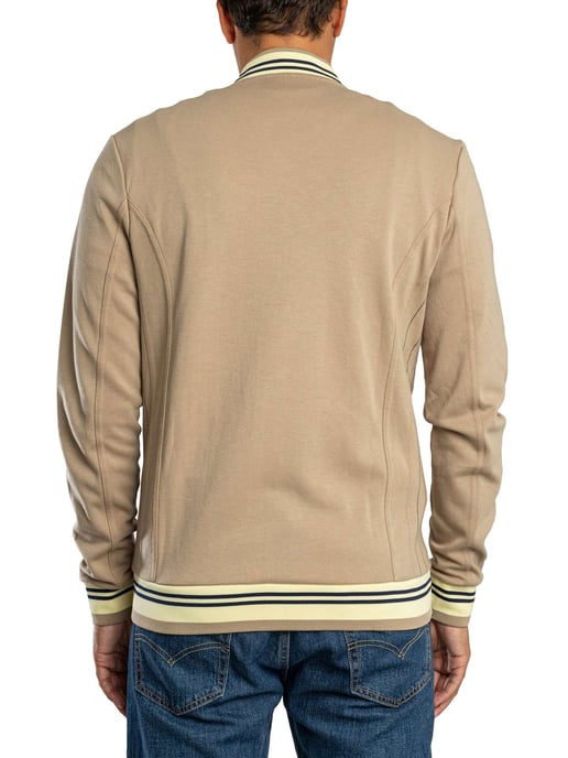 Fila Settanta Baseball Track Jacke, Beige - Image 3