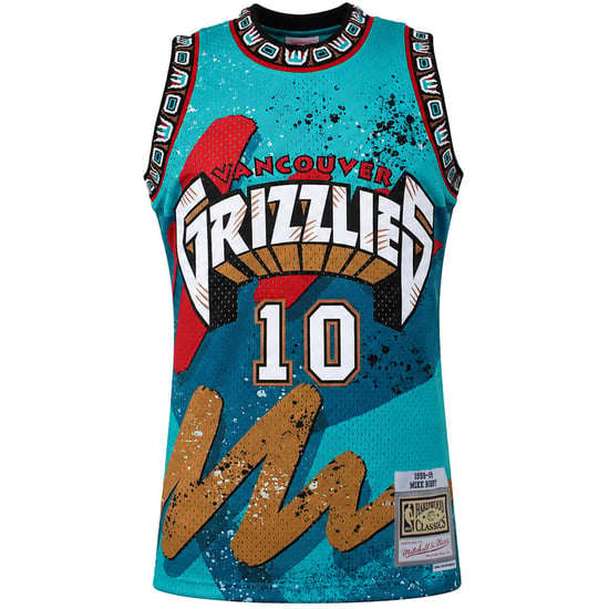 Mitchell & Ness NBA Vancouver Grizzlies #10 Bibby Herren Teal Weste - Image 1
