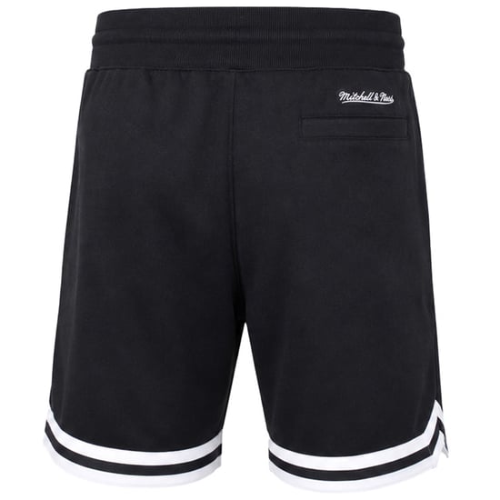 Mitchell & Ness Marken Warm-up Herren Schwarze Shorts - Image 2