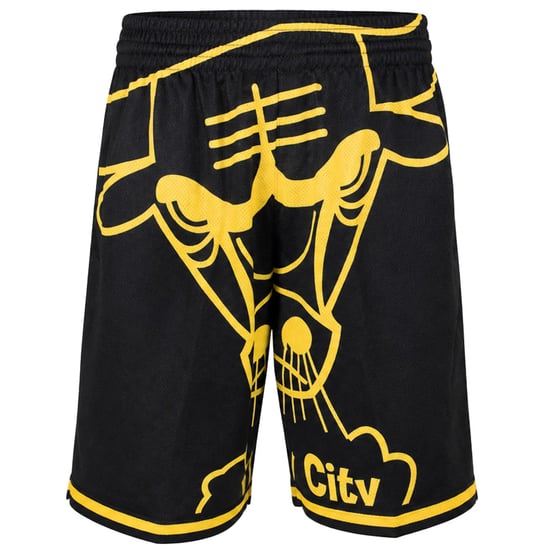 Mitchell & Ness NBA Chicago Bulls Big Face Herren schwarze Shorts - Image 1