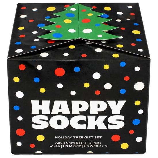 Happy Socks 2er-Pack Feiertagsbaum Schwarzes Geschenkset - Image 4