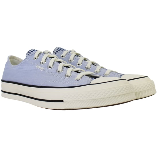 Converse Chuck 70 OX Unisex Hellblaue Leinen-Sneaker - Image 2