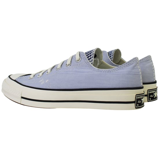 Converse Chuck 70 OX Unisex Hellblaue Leinen-Sneaker - Image 3