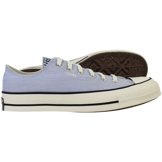 Converse Chuck 70 OX Unisex Hellblaue Leinen-Sneaker - Image 4