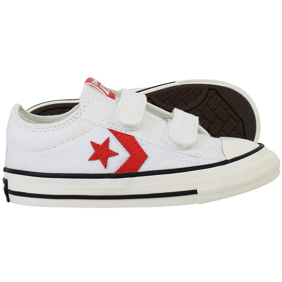 Converse Star Player 72 2V OX Kinder Plimsolls Weiß - Image 4