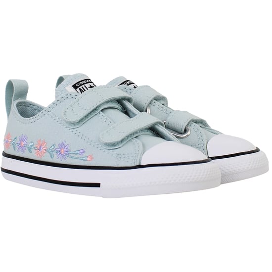 Converse Chuck Taylor 2V OX Kinder Leichte Blau Plimsolls - Image 2