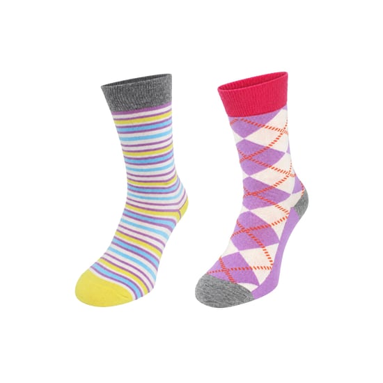 Happy Socks 2-Pack Mehrfarbige Argyle - Image 1