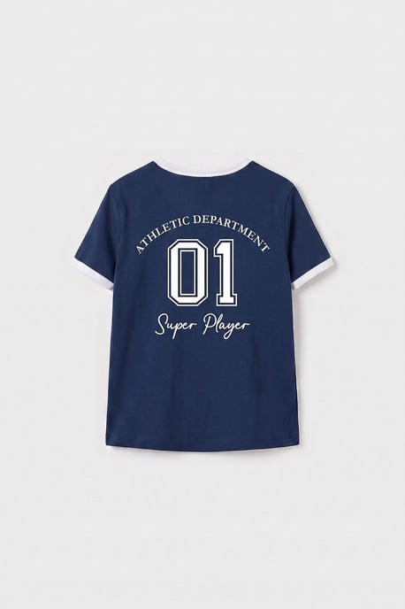 Jugend Unisex Baumwolle Elasthan T-Shirt - Image 2