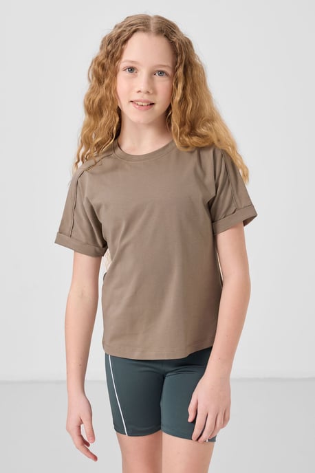 Jugend Unisex Baumwoll-Elasthan T-Shirt - Image 1
