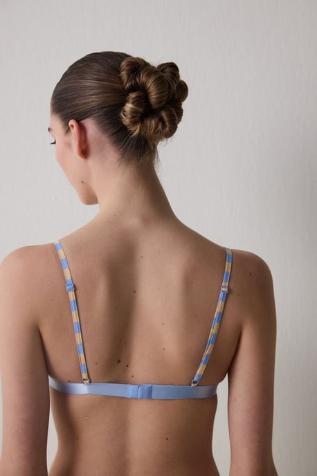 Penti Gestreifter Baumwoll-Bralette mit verstellbaren Trägern - Mehrfarbig - Image 5