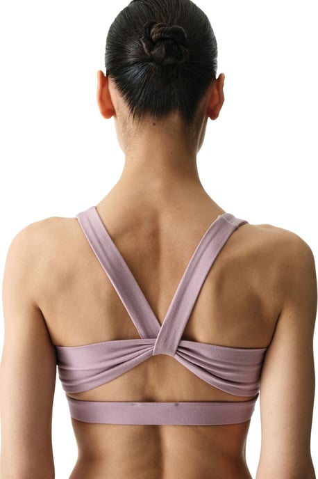 Rippendes Baumwoll-Modal-Sport-BH - Image 2