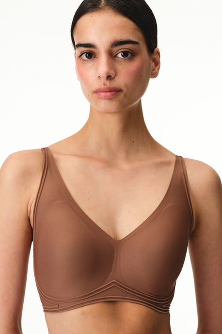 Jersey-Bralette mit Haken- und Ösenverschluss - Image 1