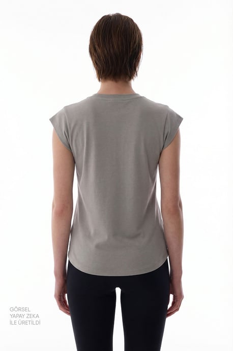 Damen T-Shirt mit regulärer Passform und Rundhalsausschnitt - Image 2