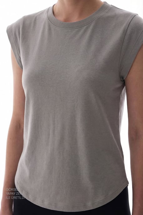 Damen T-Shirt mit regulärer Passform und Rundhalsausschnitt - Image 4