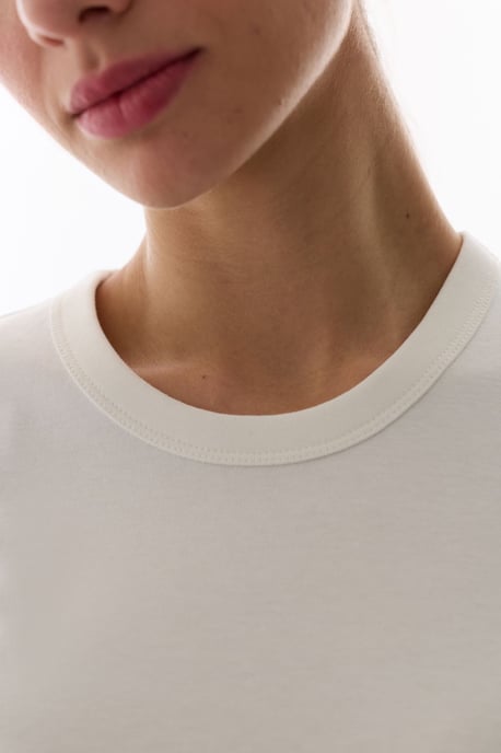 Übergroßes Baumwoll-Crewneck-T-Shirt - Image 3