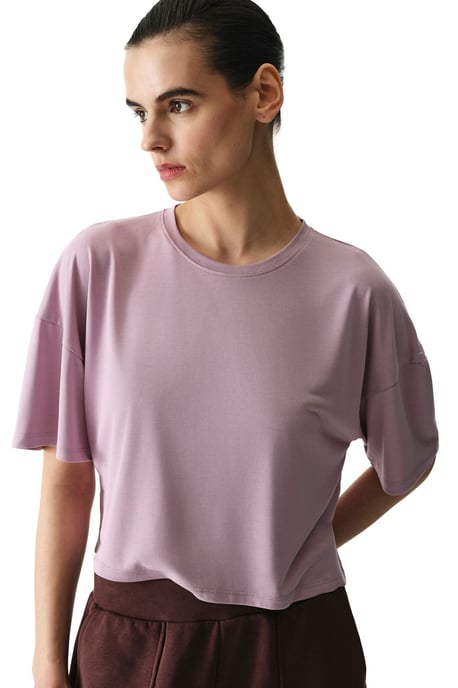 Übergrößiges Crew Neck T-Shirt mit Schlitz - Image 3