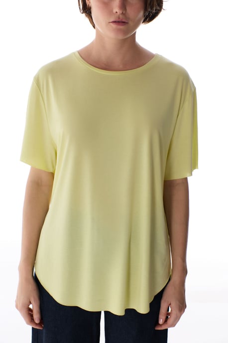 Übergröße Modal-Mix Rundhals T-Shirt - Image 2