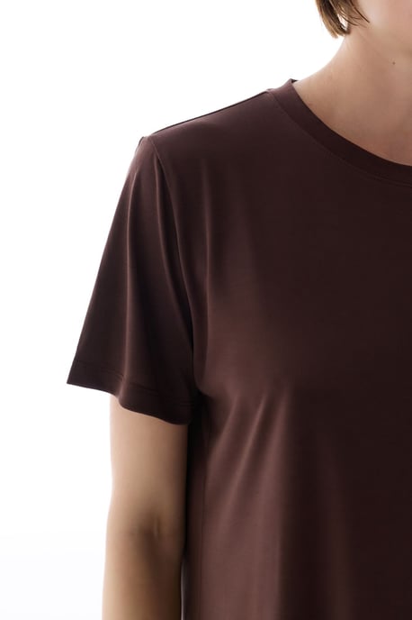 Oversized Langarm-Strickcrew-Neck-T-Shirt - Image 4