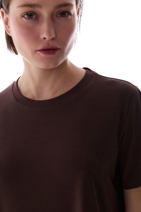 Oversized Langarm-Strickcrew-Neck-T-Shirt - Image 5