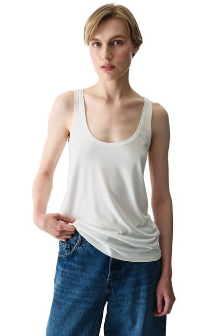Ärmelloser Strick-Body mit U-Ausschnitt - Image 1