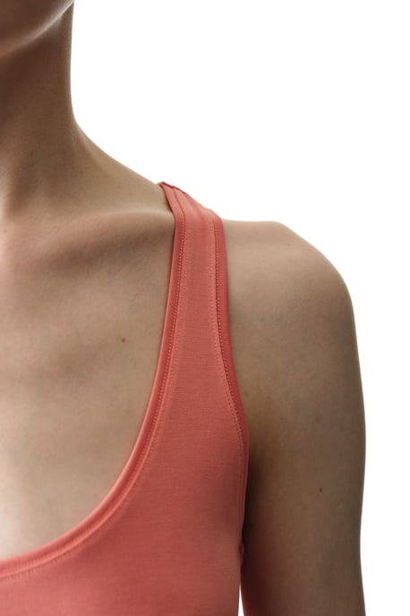 Ärmelloser Strick-Body mit U-Ausschnitt - Image 3