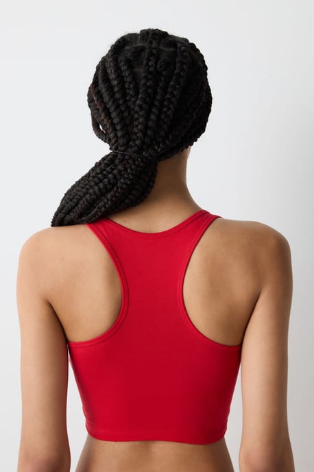 Bedrucktes Strick-Racerback-Thong-Bodysuit - Image 5
