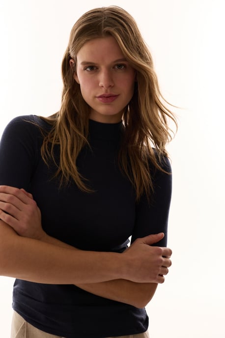 Rundhalsausschnitt Strickbody - Image 2