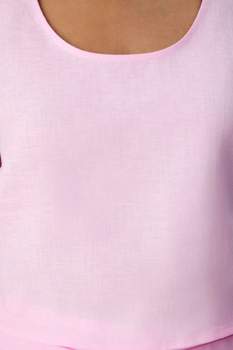 Leinen Ärmelloses Cami Bodysuit - Image 4
