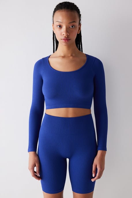 Rippstrick Langarm-Bodysuit - Image 2