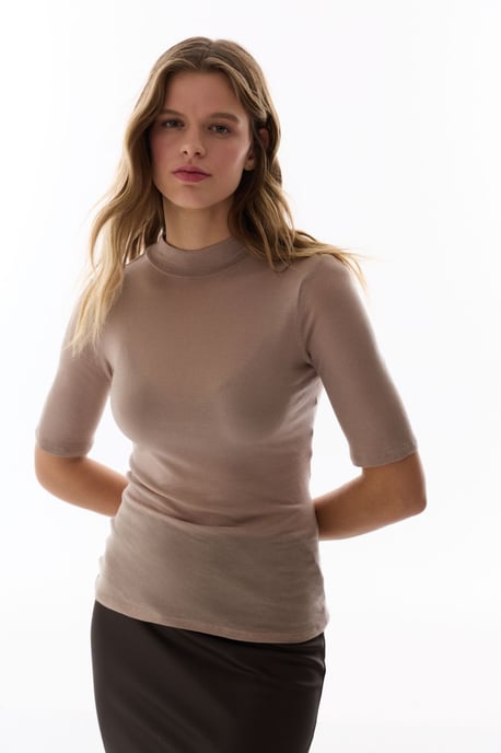 Rundhalsausschnitt Strick-Bodysuit - Image 3