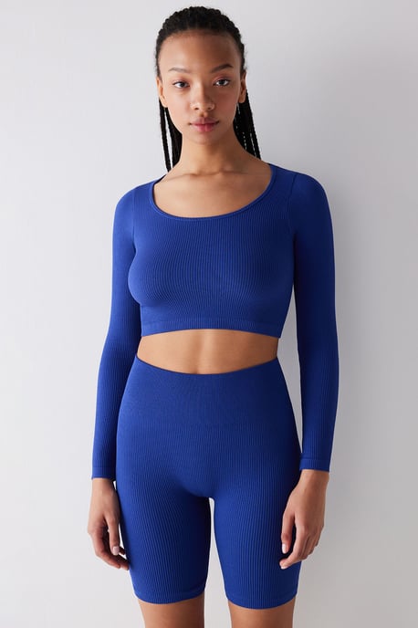 Rippstrick Langarm-Bodysuit - Image 3