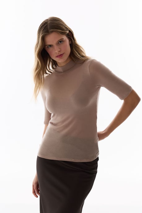 Rundhalsausschnitt Strick-Bodysuit - Image 4