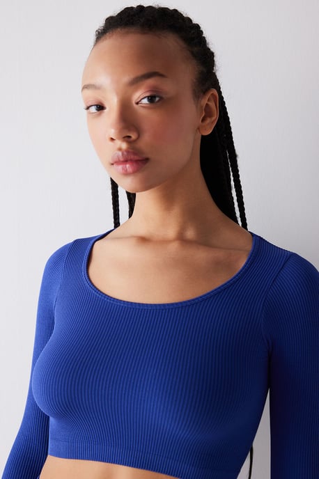 Rippstrick Langarm-Bodysuit - Image 4