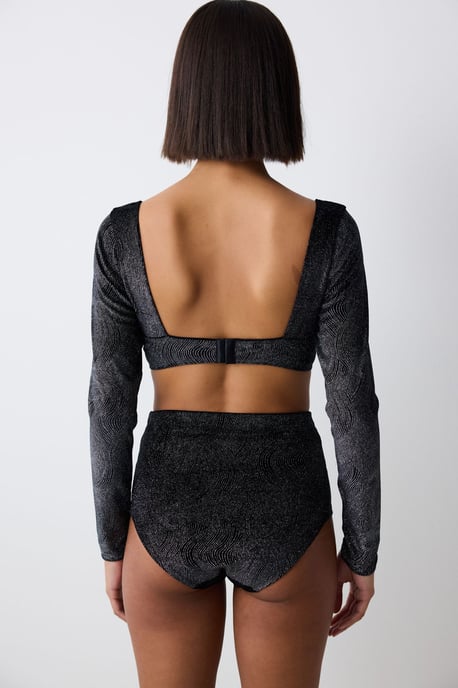 Strukturierter Unterwire-Crop-Body - Image 4