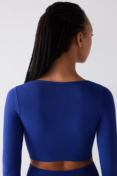 Rippstrick Langarm-Bodysuit - Image 6