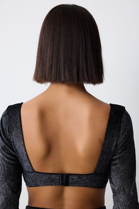 Strukturierter Unterwire-Crop-Body - Image 5